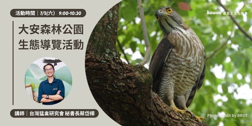 event-banner-生態導覽活動：找尋大安森林公園裡『猛猛的』猛禽