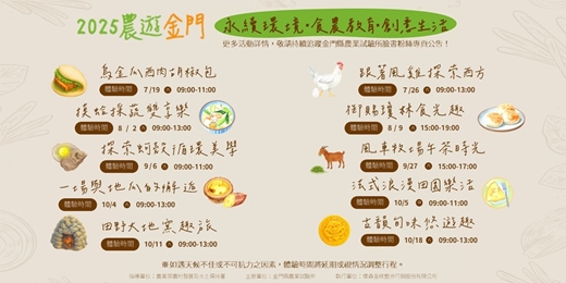 event-banner-【2025農遊金門】8/2(六) 09:00-13:00 摸蛤採蔬雙享趣