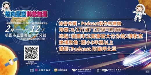 event-banner-錄音奇蹟 - Podcast製作初體驗