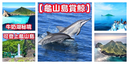 event-banner-【龜山島 賞鯨追海豚】可自選是否登龜山島/宜蘭賞鯨 龜山島賞鯨 烏石港賞鯨 登島/牛奶湖 牛奶海/龜山島八景 龜山島打卡